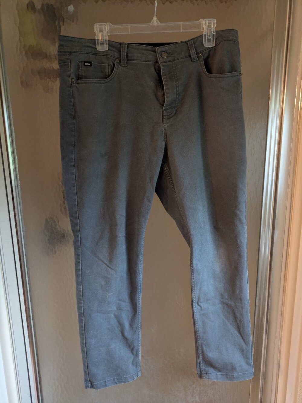 Gray mens dress pants